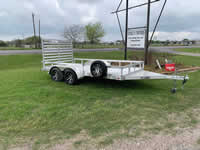 5th Lake 14’ tandem all aluminum trailer