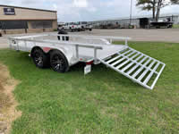 5th Lake 14’ tandem all aluminum trailer